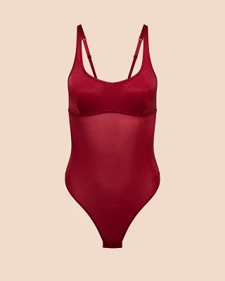 Darby Dark Red Lined lingerie bundle Still 2