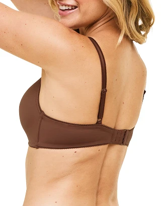 Jeannette Dark Brown 2 Push Up bra bundle Model 2