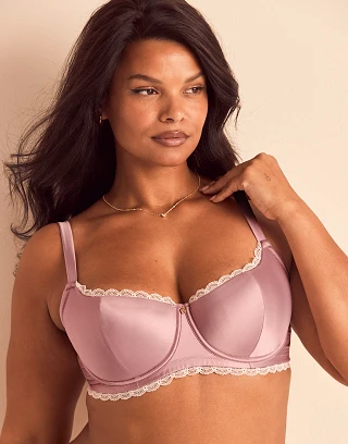 Elsie Medium Beige 2 Contour bra bundle Model 2
