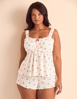 Leanore B1 Novelty Beige Plus sleepwear bundle Model 2