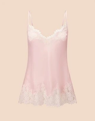 Vegan Silk Cami Light Pink sleepwear bundle Still 2