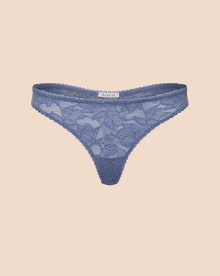 Delany B1 Thong Medium Blue panty bundle Still 2