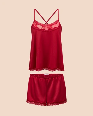 Tiani Dark Red sleepwear bundle Still 2