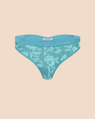 Ezra Thong Floral Blue panty bundle Still 2