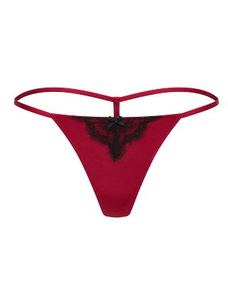 Amrenn G-String Dark Red panty bundle Still 1