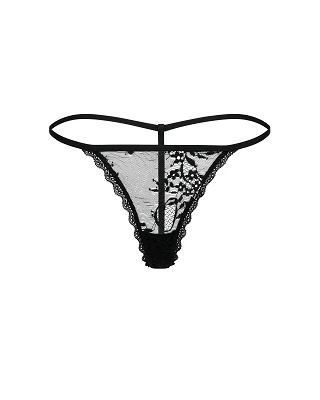Luciania B1 G-String Black panty bundle Still 1