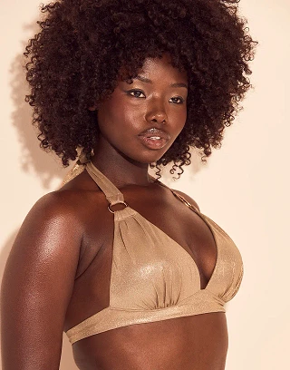 Rina Medium Beige 2 Push Up swimwear bundle Model 1