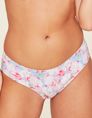 Vivien Floral Blue swimwear bundle Model 1