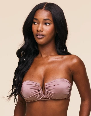 Tanisha Medium Pink 2 Contour swimwear bundle Model 1