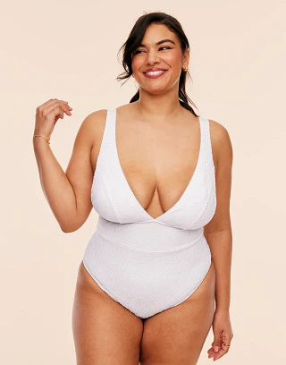 Melony White Plus Contour swimwear bundle Model 2