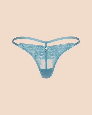 Leeza G-String Medium Blue panty bundle Still 2