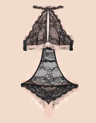 Brescia Black Unlined lingerie bundle Still 2