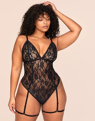 plus size sexy black lingerie Amazon.com: JuicyRose Women Plus Size 2 Piece Lingerie Sexy Floral Lace  Scallop Trim Bralette and High Waist Panty Set(T060,Black,1XL): Clothing,  Shoes & Jewelry main image 0
