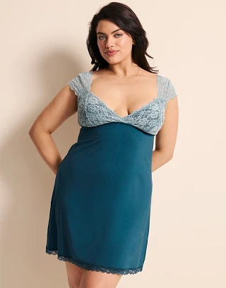 Juliet Dark Blue Plus sleepwear bundle Model 2