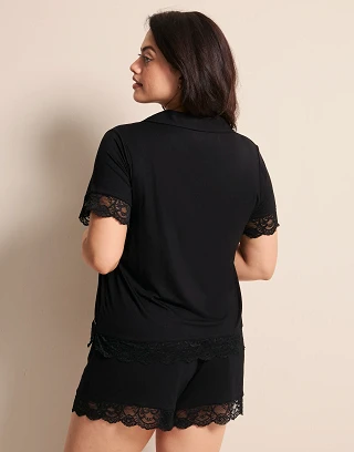Isa Black Plus sleepwear bundle Model 2