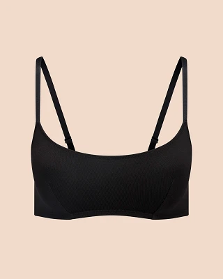 Jersey Wireless Scoop Black Unlined bra bundle Still 2