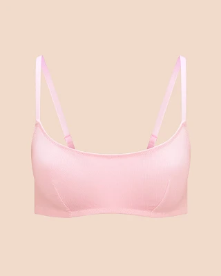 Jersey Wireless Scoop Light Pink Unlined bra bundle Still 2