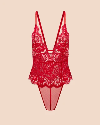 Sexy Red Lingerie Sets: Slips, Bodysuits, and Babydolls | Adore Me