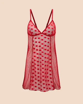 Nanette Dark Red Unlined lingerie bundle Still 2