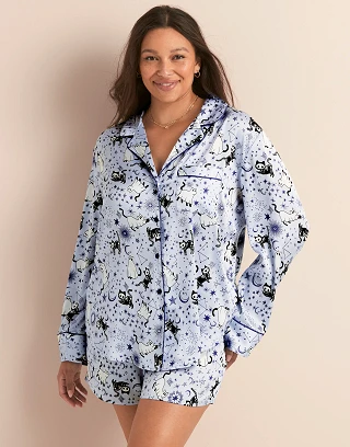 Sammi Novelty Blue Plus sleepwear bundle Model 2