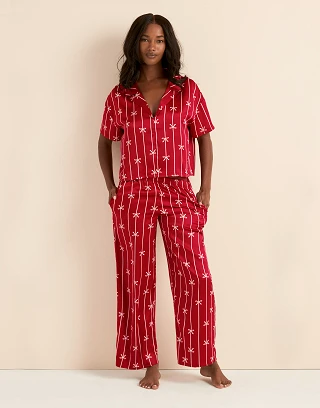 Verity Stripe Red sleepwear bundle 1