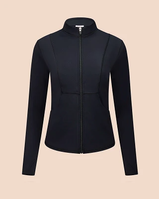 Aura Run Jacket Black activewear bundle Still 2