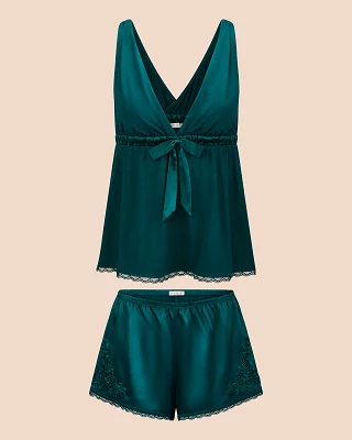 Starsha Dark Green sleepwear bundle Still 2
