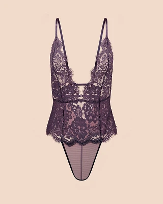 Annushka Dark Purple Unlined lingerie bundle Still 2