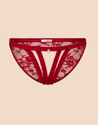 Lovisa Cheeky Dark Red panty bundle Still 2
