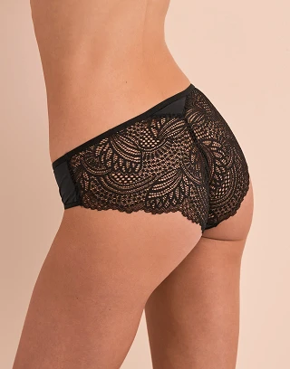 Allyce Hipster Black panty bundle Model 1