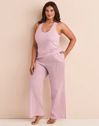 Kirsten Light Pink Plus Lined lounge bundle Model 2