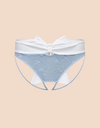 Amaya Crotchless Medium Blue panty bundle Still 2