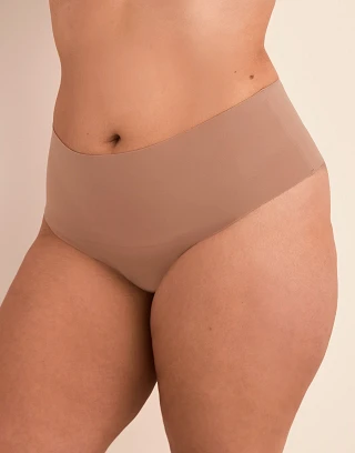 Gabbie Thong Medium Beige panty bundle Model 2