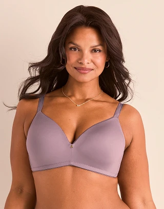 Johana B1 Dark Purple 2 Contour bra bundle Model 1