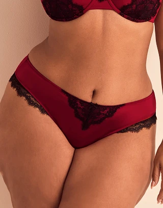 Amrenn Cheeky Dark Red panty bundle Model 1
