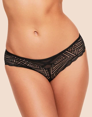 Trezza Bikini Black panty bundle Model 1