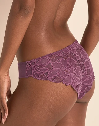 Teagan Bikini Dark Purple panty bundle Model 2