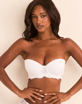 Lyza White 2 Push Up bra bundle Model 2