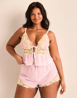 Tammy B1 Light Pink Unlined lingerie bundle Model 2