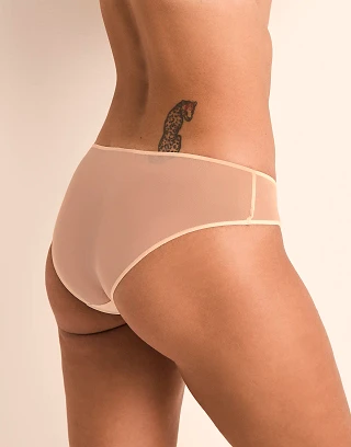Brittani Hipster Light Orange panty bundle Model 2