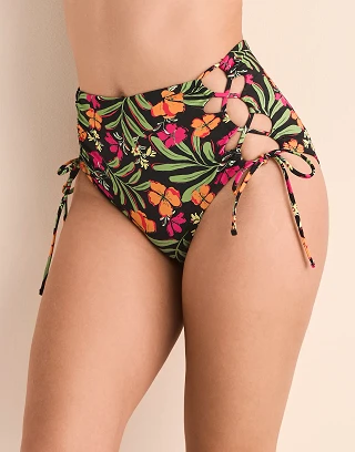 Tatiana Tropical Black swimwear bundle Model 1