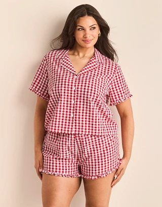 Barbara Red sleepwear bundle Model 2