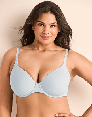 Janelle Medium Blue Contour bra bundle Model 1