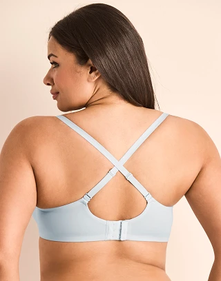 Janelle Medium Blue Contour bra bundle Model 2