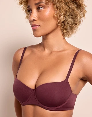 Sissel Dark Purple Contour bra bundle Model 1
