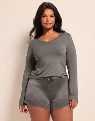 Kezha Dark Gray sleepwear bundle Model 2