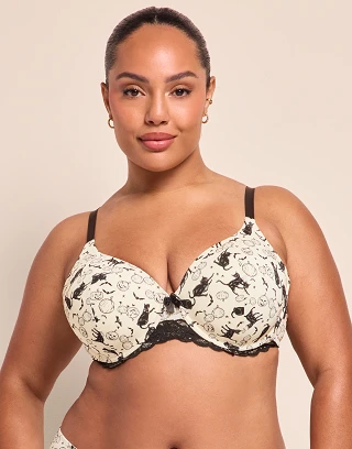 Nare Novelty Beige 3 Lightly Lined bra and panty bundle Model 1