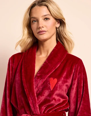 Andi Dark Red sleepwear bundle Model 1