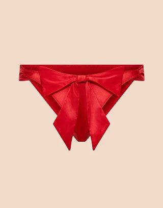 True Red Signature Bow Tanga Panty Still 1