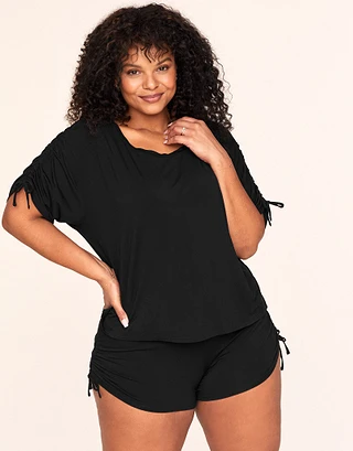 Laura Black Plus sleepwear bundle Model 2